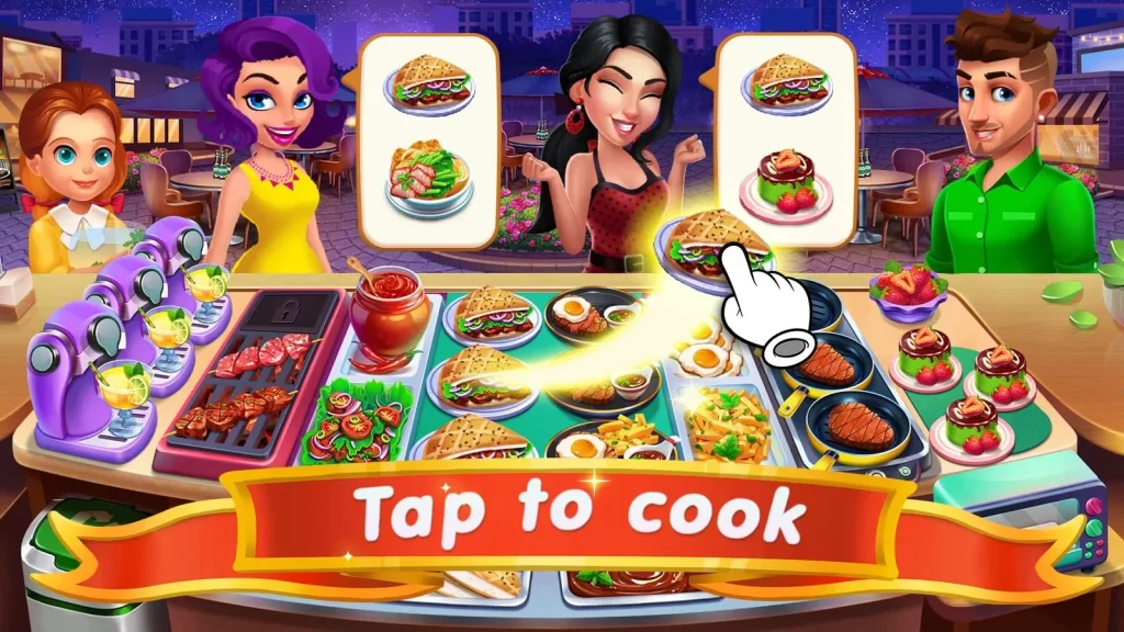 Cooking Marina Mod Apk (Unlimited Money & Gems)