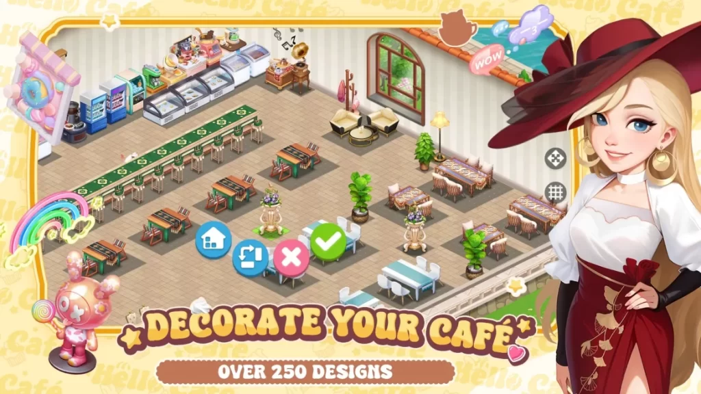 Hello Cafe Mod Apk (Unlimited Money) Unlocked