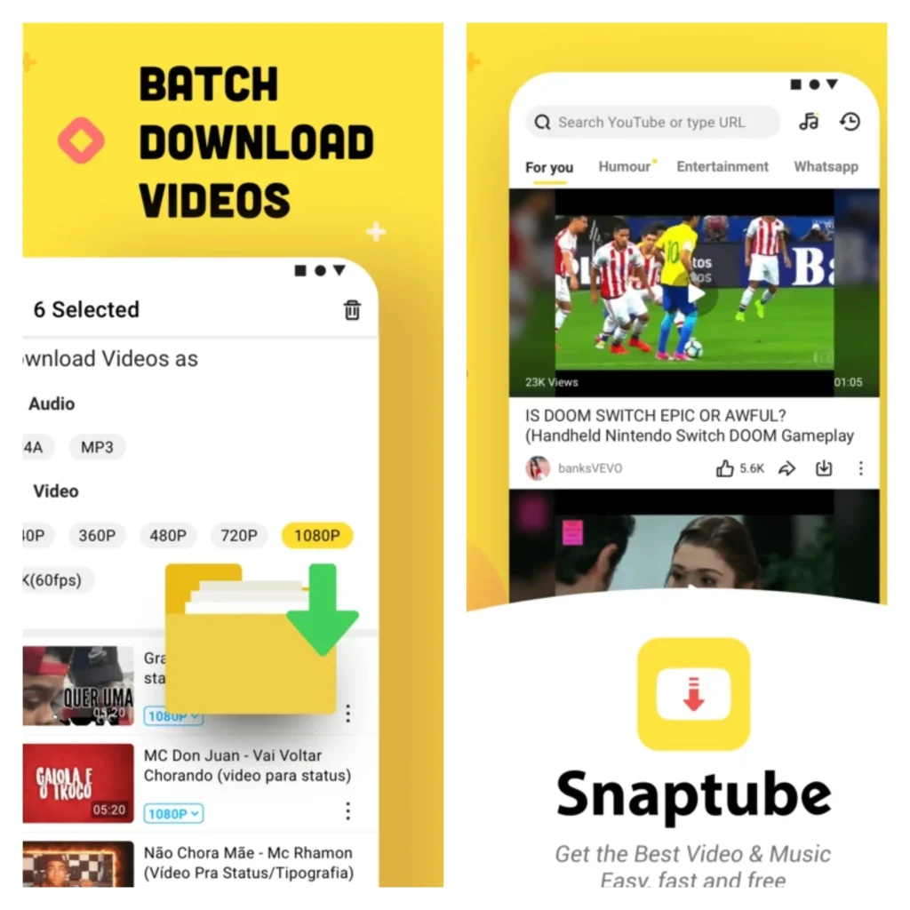 Snaptube Mod Apk (No Ads, Premium) Download