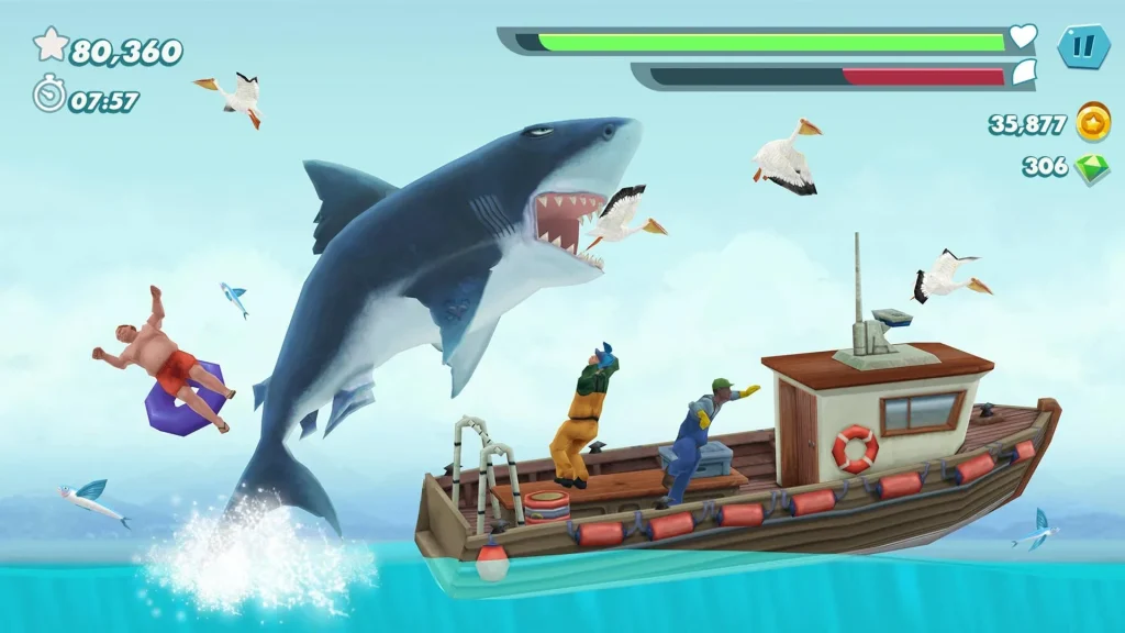 Hungry Shark Evolution Mod Apk (Unlimited Money & Gems)